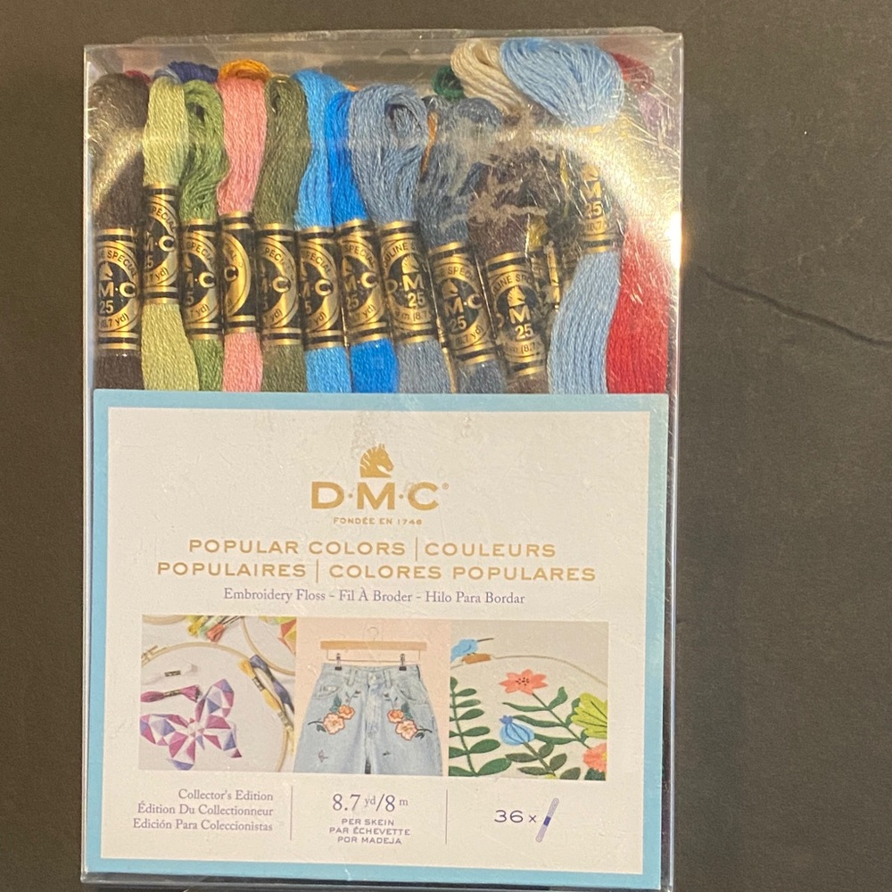 DMC Embroidery Floss Popular Colors Set NEW BOX